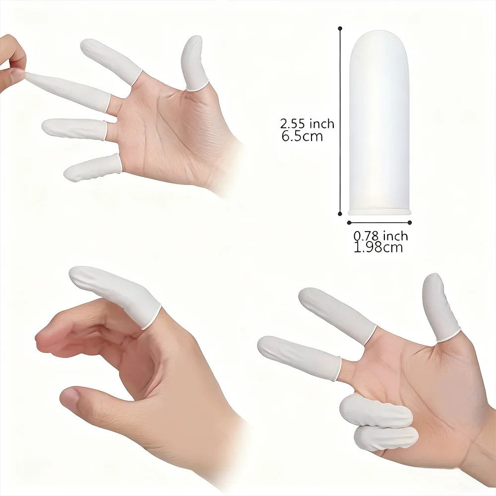 Sterile Disposable Powder Free Industrial Electronic Latex Fingertips Protector Gloves Watch Repair Tool for Watchmaker
