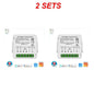 Tuya ZigBee/WiFi Smart Curtain Switch Mini Module For Roller Shutter Blinds Motor QS-S10-C04/ECC02 Switches Support Alexa Google