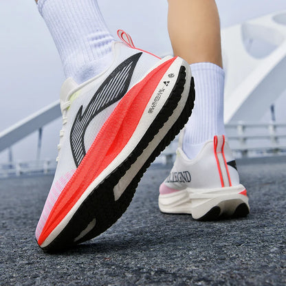 2026 New Men/women Carbon Plate Mesh Casual Sports Shoes, Breathable, Lightweight, Shock-Absorbing Running Sneakers