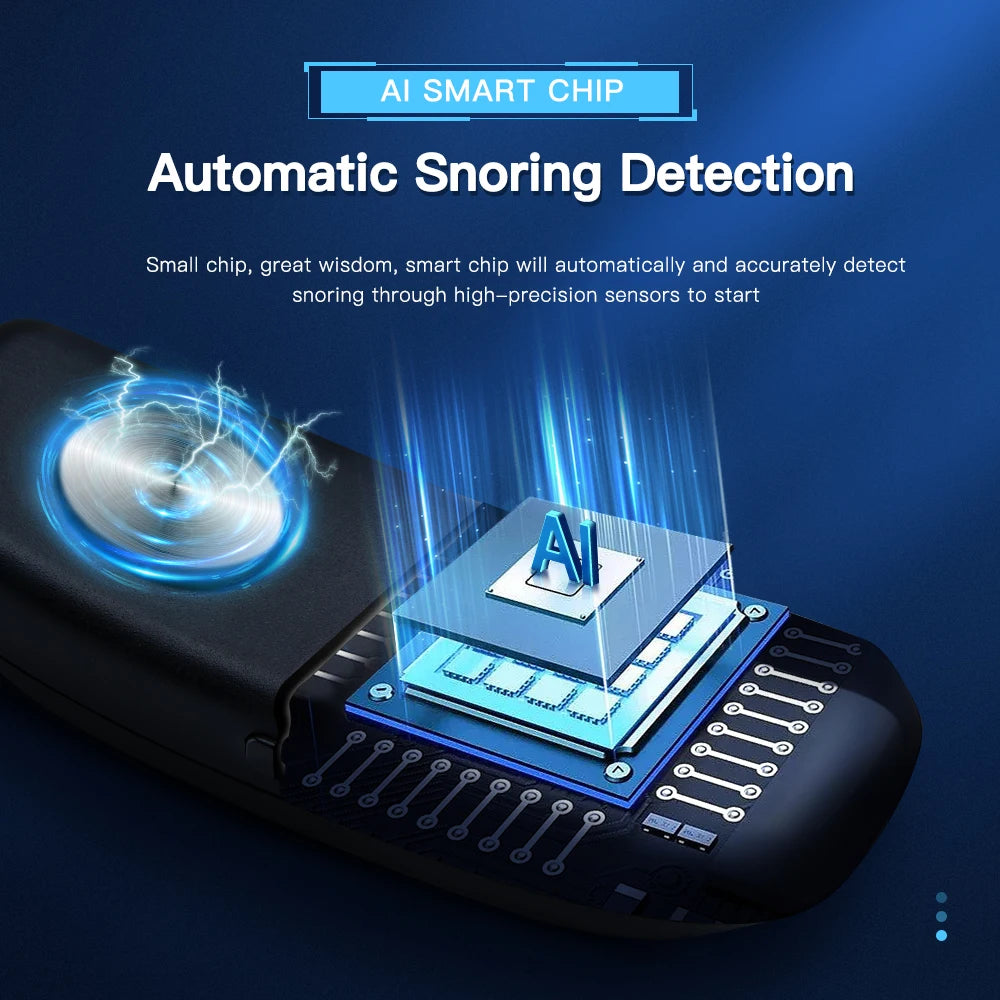 EMS Pulse Stop Snore Portable Comfortable Sleep Well Stop Snore Health Care Sleep Apnea Aid USB Smart Anti Snoring Device