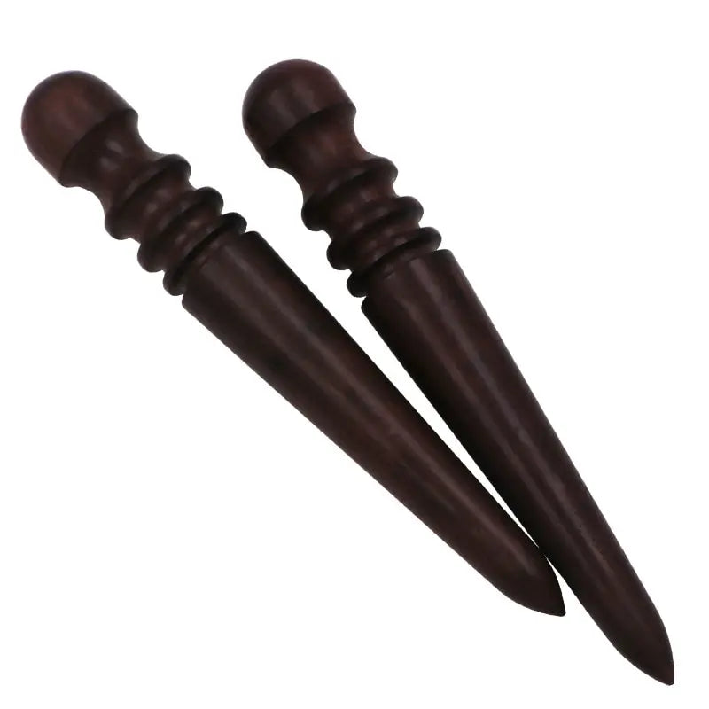 1pc Leather Solid Wood Round Burnishing Edge for Polished Edge Leather Craft Working Tool Craft Kit Leather Edge Slicking
