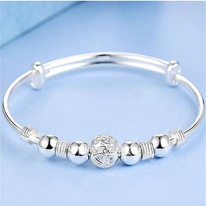 Stainless Steel Teardrop Shaped Bangle For Women Simple Chunky Gold Silver Color Adjustable Cuff Open Bracelet Fashion Jewelry
