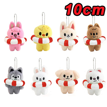 2026 New Straykids SKZ Mini Keychain Pendant New SKzoo FM Field Week 5cm Plush Cartoon Cute Pendant Children's Birthday Toy