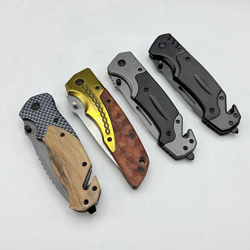 Pocket folding knife, folding fruit knife, suitable for camping, fishing, hiking, outdoor activities and home decoration