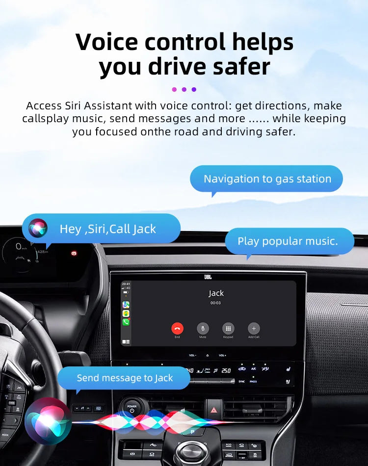 TIMEKNOW Wireless CarPlay Adapter for Apple iPhone Wired to Wireless Carplay Dongle Plug And Play USB Connection Auto Car Dongle