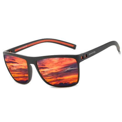 ZENOTTIC Fashion Polarized Sunglasses Shade for Women Men Lightweight TR90 Frame UV400 Protection Square Sun Glasses