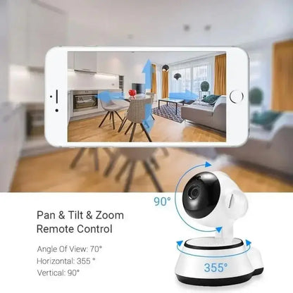 3MP WiFi Camera Home PTZ IP Camera Color Night Audio Wireless Surveillance Camera Auto Home Tracking Security CCTV Camera