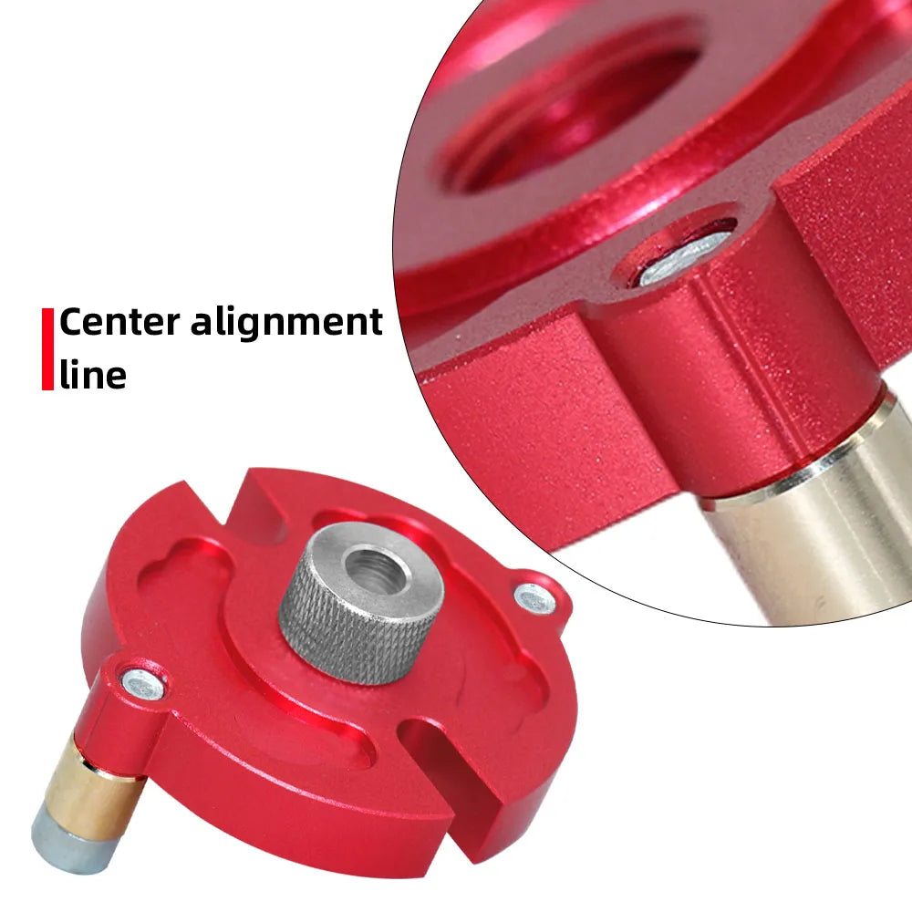 3-10mm Wood Dowel Jig Kit Fast-splicing Vertical Hole Jig Drill Guide Locator Aluminum Alloy Self-Centering Punching Hole Tools