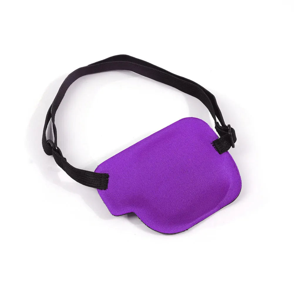 1PCS Black Single Eye Patch Adjustable 3D Foam Groove Eyeshades For Lazy Eyes Medical Use Concave Eye Patch