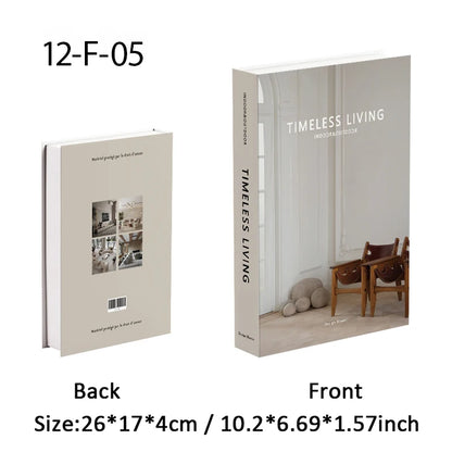 Boho Monet Matisse Luxury Fake Book Storage Box Home Interior Decoration Decorative Books Coffee Table Bedroom Living Room Decor
