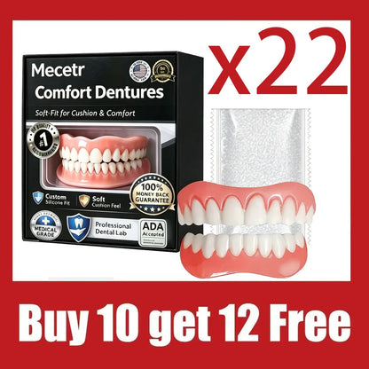 Adult Adjustable Dentures Teeth Set Fake Teeth Portable Wholesale full mouth denture sample models and elderly full mouth
