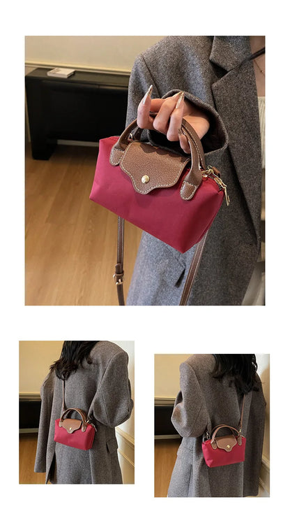 Retro Casual Fashion Ladies Shoulder Bag Stylish Trendy Crossbody Bag Quality Small Square Bag Urban Minimalist Style Polyest...