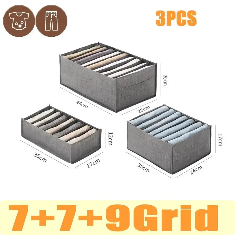 Closets Drawer Organizer Sports Bra Underwear Organizer Storage Box Panties Socks Wardrobe Clothes Organizer Cabinet Drawers