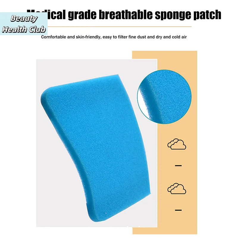 【1Pcs Tracheostomy Dust Proof Sticker Disposable Laryngeal Mask Patch Sponge Pad For Skin Care Postoperative Care Product】