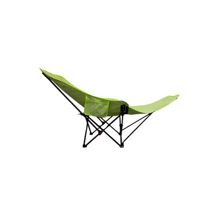 Outdoor Portable Camping Comfort Chair Folding Nap Beach Chair with Leg Support Lightweight Travel Folding Chair for Hiking