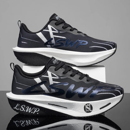 Men's Casual Sneakers, Men's Fashionable and Versatile Casual Sneakers, Lace-Up Closure Suitable for Outdoor Running, Walking, and Everyday Wear, Sporty Style, Comfortable and Snug Fit