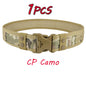 Camouflage Tactical Belt Men's Quick Release Nylon Military Belt Outdoor Combat Oxford Cloth Mountaineering Trouser Waist Belt