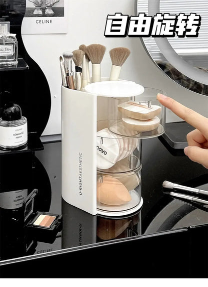 Hair Accessories Organizer Acrylic Storage Box Clear Hair Tie Organizer for Headband Makeup Brush Holder Desk Jewelry Organizer