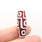 Natural Stone Bead Tibetans Divination Pattern Natural Agates Loose Bead for Women Making DIY Jewerly Necklace Gift 12x30mm