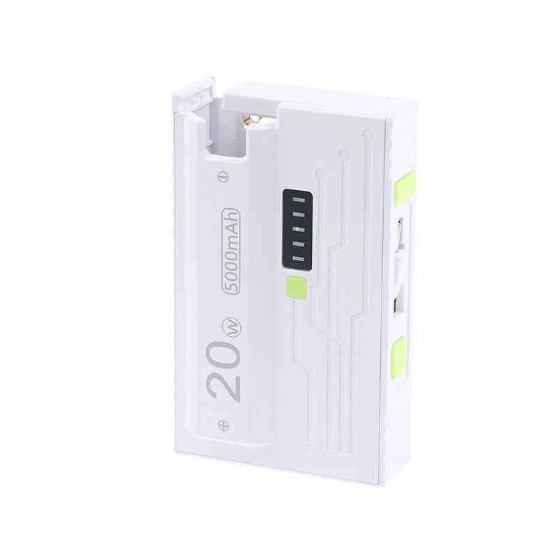 20W DIY Power Bank Box 21700 Universal Battery Charger Case Type-C Fast Charging For Mobile Phone Not Including Batteries