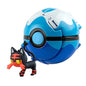 New Pokemon Pokeball Anime Action Figurse Pikachu Squirtle Pocket Monster Variant Pokémon Game Elf Ball Model Toys Gift