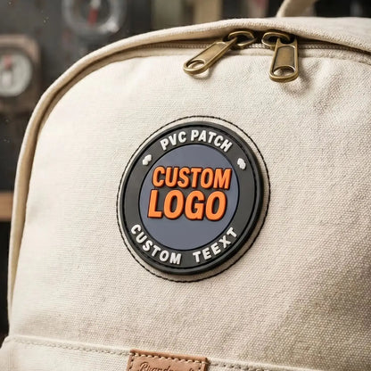 Custom Embossed Iron on Soft Rubber PVC Garment Label Rubber Patch Clothing Clothes Rubber Logo 3D Silicone PVC Logo