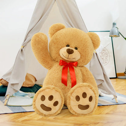 Giant Teddy Bear Stuffed Animal Plush Toy, Big Brown Teddy Bear Gift for Kids, Girlfriend, Boyfriend on Christmas, Birthd