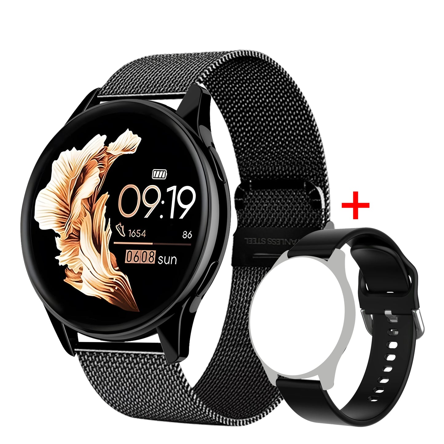 Smart Watch HD Touch Screen Heart Rate Sleep BP Health Monitoring For Android&IOS Phone BT Call Sport Smartwatch For Men Women