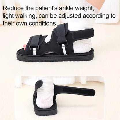 1Pcs Breathable Gypsum Fracture and Foot Injury Shoes Orthopedic Support Brace Versatile for Walking Post Op Shoe