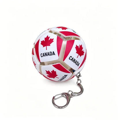 USA Mexico Canada All Country Flag Football Keychain Fidget Stress Ball Squishy Decompression Toy Anxiety Relief Fan Souvenir