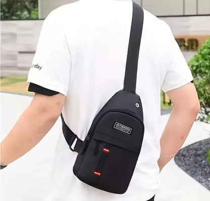 Adjustable chest bag for both men and women, one shoulder diagonal cross single shoulder bag, Oxford cloth chest bag