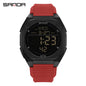 SANDA Digital Watch Multi-function Alarm Clock Luminous Waterproof Silicone Wristwatch Casual Students Electronic Watches