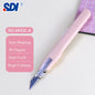 SDI 9mm Anti-Shaking Utility Knife 30-Degree Angle Sharp Black Steel Blades Box Cutter Auto Lock Professional Craft DIY Opener