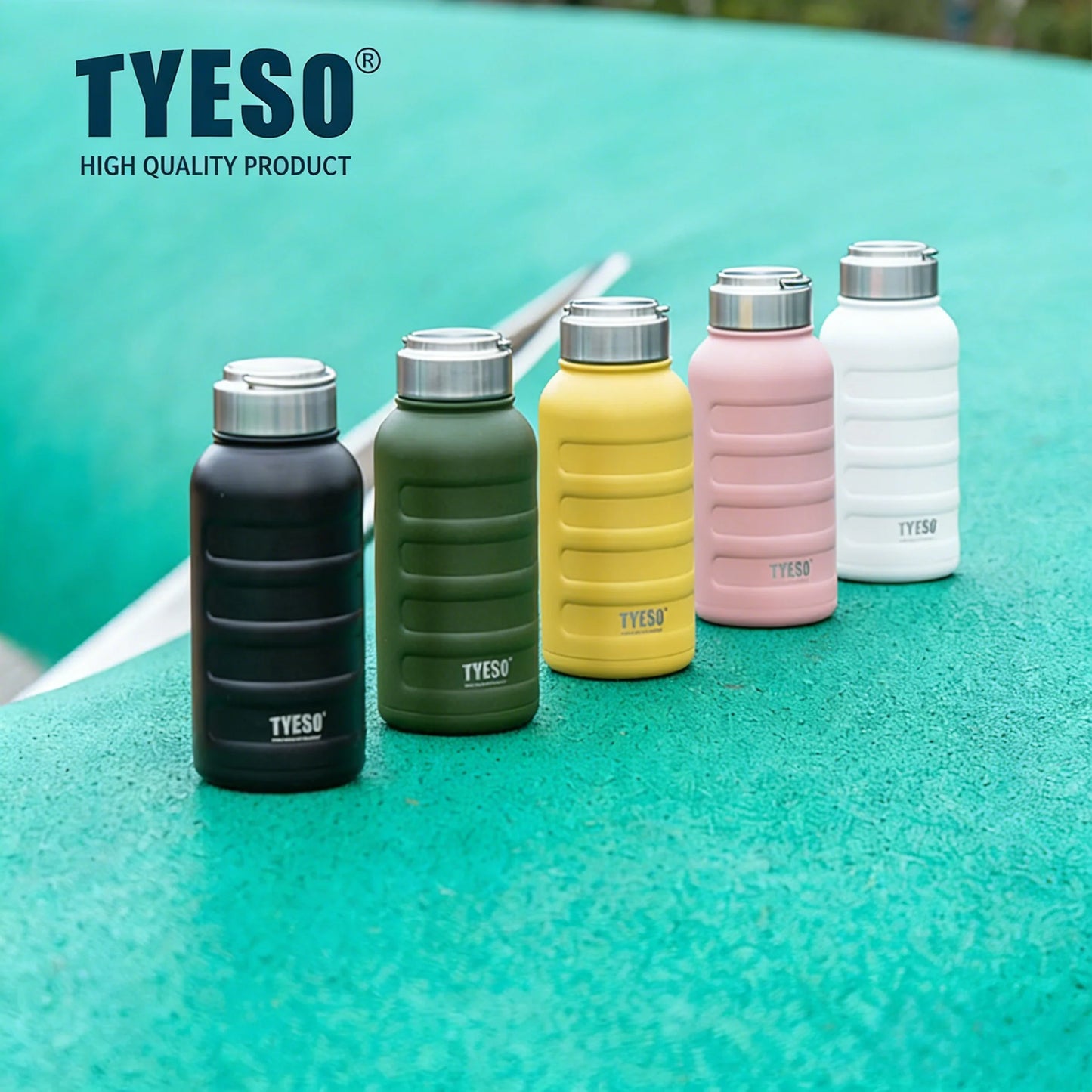 Tyeso Double Stainless Steel Thermos Mug Portable Sport Vacuum Flask Large Capacity Thermal Water Bottle Tumbler Drinks Cup