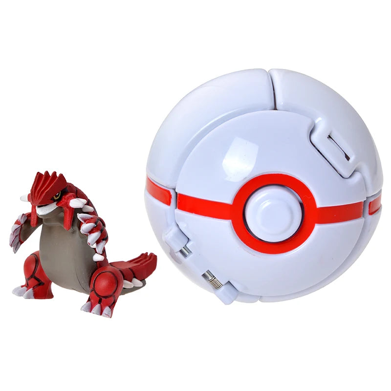 New Pokemon Pokeball Anime Action Figurse Pikachu Squirtle Pocket Monster Variant Pokémon Game Elf Ball Model Toys Gift