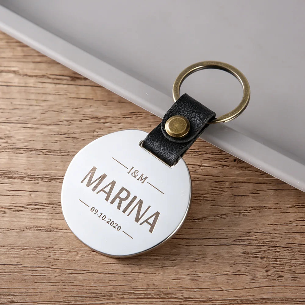 Custom Engraved Wedding Names Wood Key Chain, Custom Gifts for Wedding Gift Key Chain, Birthday, Valentines or Galentines Gift