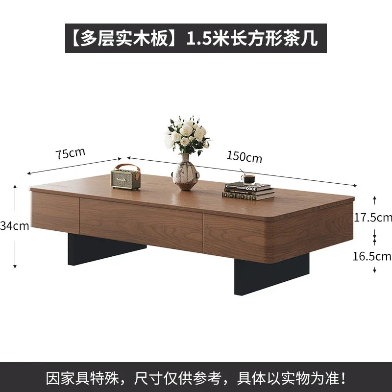 Design Storage Coffee Tables Minimalist Trendy Modern Luxury Coffee Table Aesthetic Mesa De Centro Sala Living Room Furniture