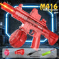 2026 new firelight M416 electric water gun children's toy water spray continuous strong range long-range water fight toy