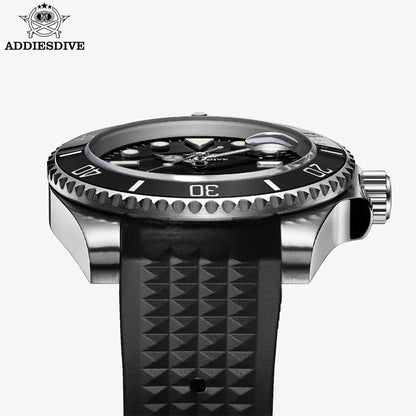 ADDIESDIVE MY-H3-2 Men's Dive Quartz Watch 41mm Fashion Stainless Steel Wristwatch 200M Calendar Display Luminous Watches ForMen