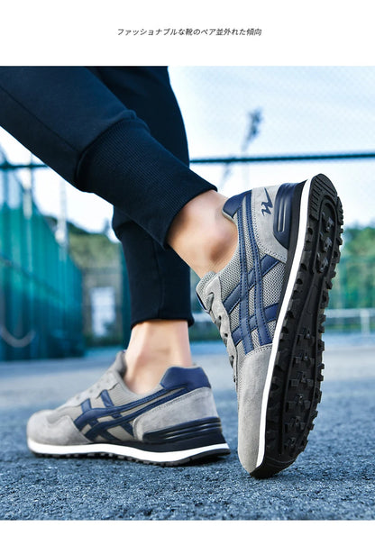 Double Star Training Walking Shoes, Breathable Mesh Sports Shoes, Versatile Fashion Trendy Men's Shoes