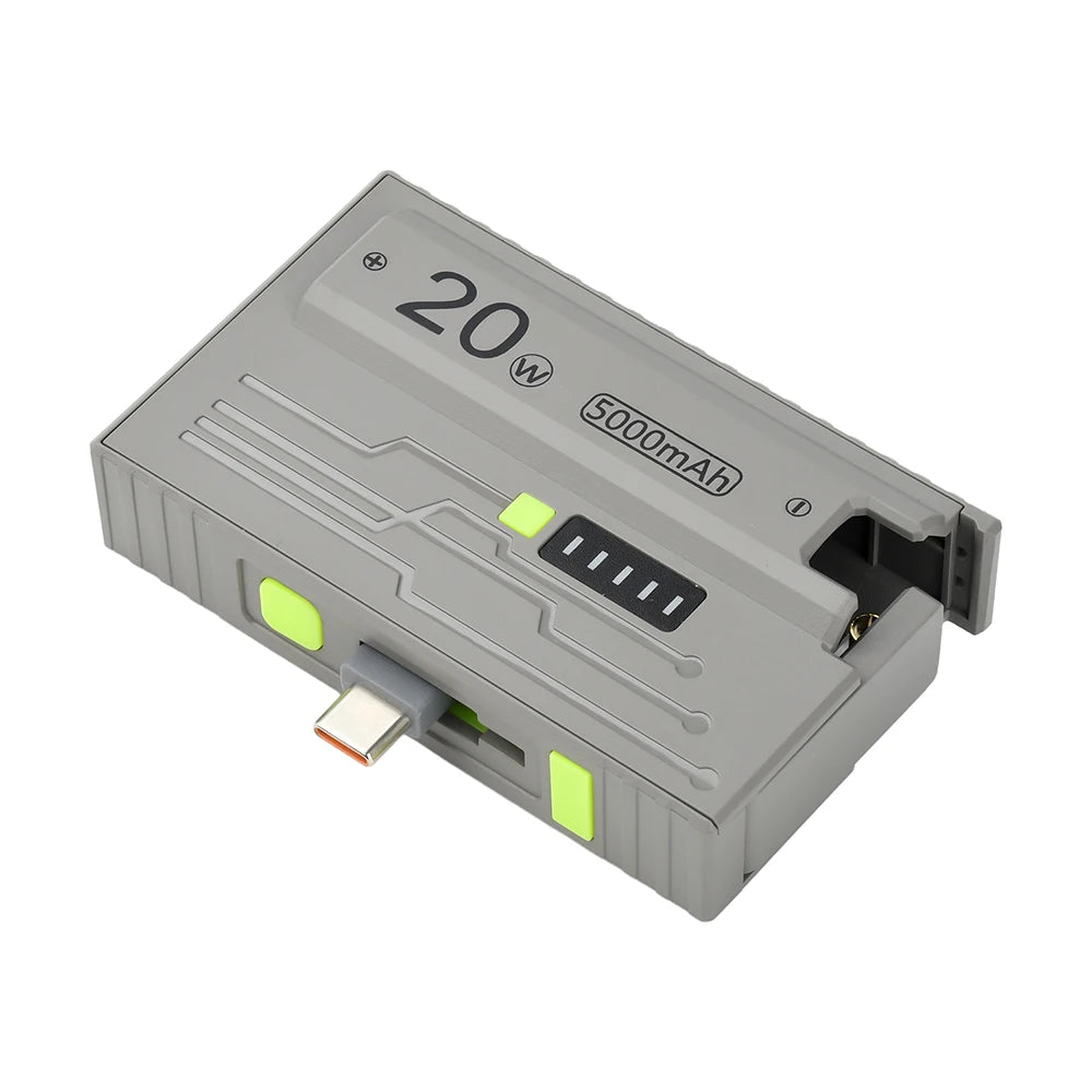 Power Bank Case 1 *21700 Battery Box DIY Kit USB Type-C 20W Fast Charging Power Bank Box Dual Mode Suppors Small Current