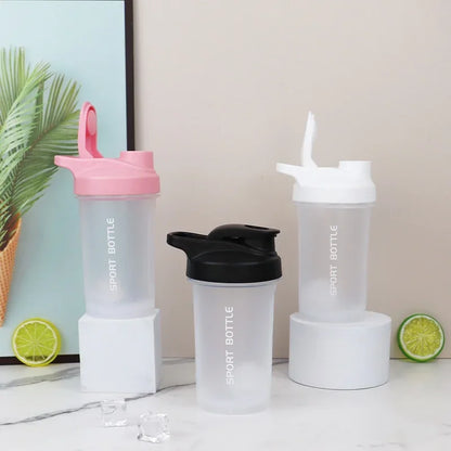 300ml Portable Protein Shaker Bottle, Leak Proof Water Bottle for Gym Outdoor Fitness Training, Sport Mixing Cup