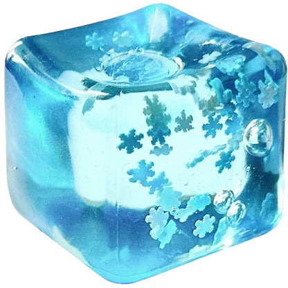 Maltose Cube Stress Squeeze Toy Decompression Small Ice Cubes Anti Stress Slow Rebound Polar Light Colorful Squeeze TPR Block