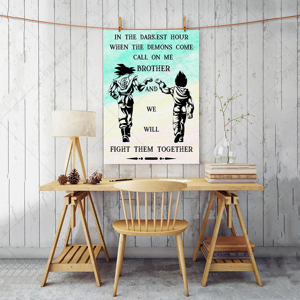 Retro Classic Anime Dragon Ball Poster HD Canvas Painting Print Goku Vegeta Art Wall Hanging Decor Room Children's Gifts Cuadros