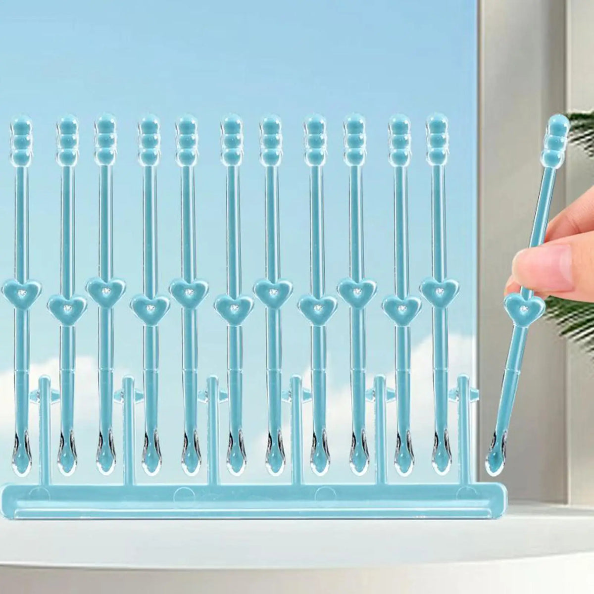 24Pcs/Box Earwax Removal Swabs-Sticky Ear Cleaning Stick, Adhesive Ear PickSoft Ear Cleaning Tools For Gentle Care, For All Age