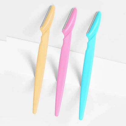 3pcs Eyebrow Trimmer Makeup Tools Safe Eye Brow Razor Face Body Hair Removal Shaver Blades Woman Eyelash Eyebrows Shaping Knife
