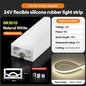 LED flexible silicone light strip embedded 24V waterproof tubing linear lamp concealed installation flexible soft light strip