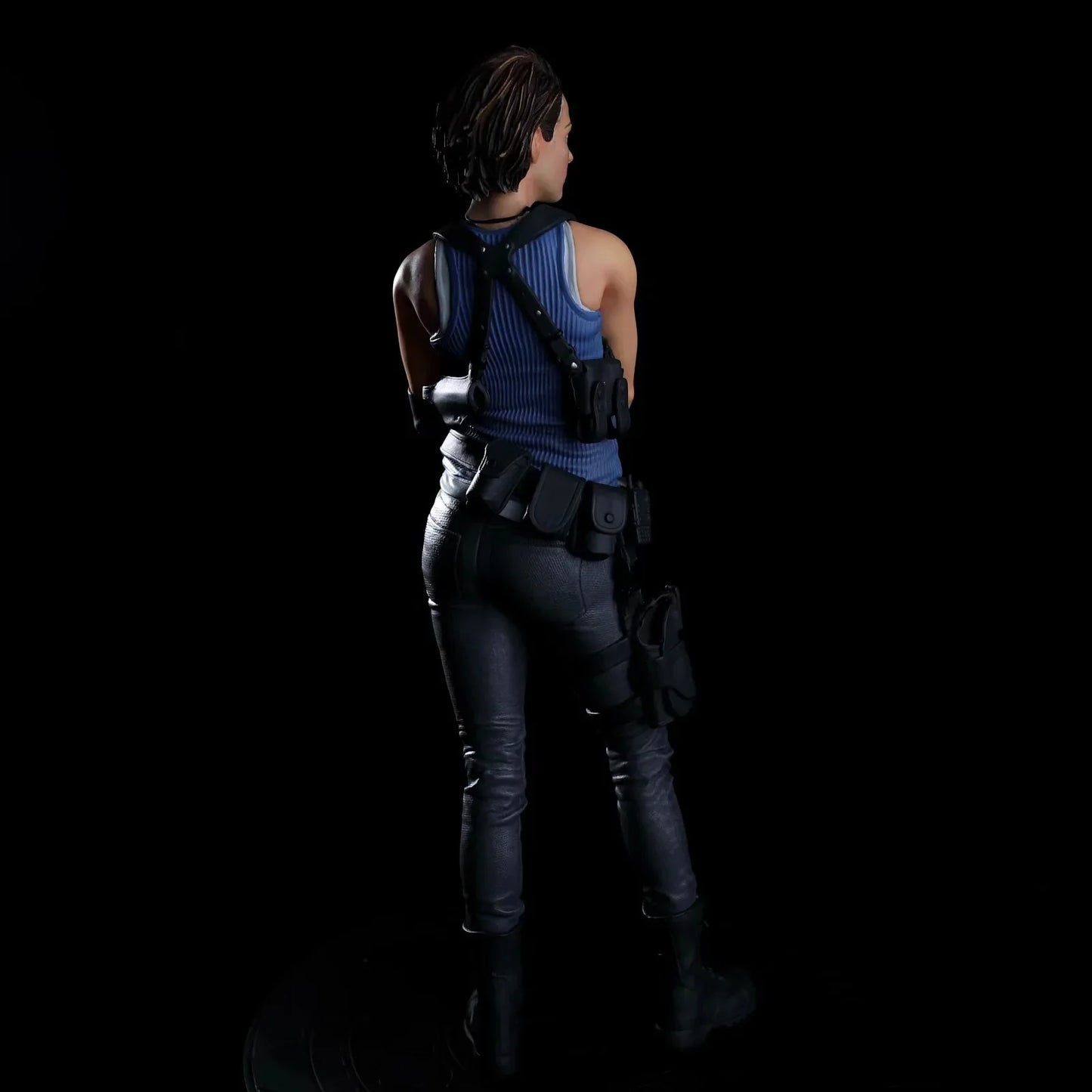 Action Figure 32cm Leon Kennedy Jill Valentine Zombie Hunter Anime Desk Decoration Gk Statue Toys Gift