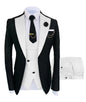 high-quality wedding art ，dress suit for men，3 pieces Blazer Vest And Pants set，performance, Emcee，Groomsmen