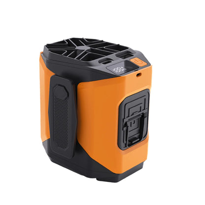 Portable Waist Fan Clip On, MAX 7H Work Time, Rechargeable Wearable Shirt Fan with Light,with Power Bank Function,16000RPM Powerful 5 Speed Belt Fans Personal Fans for Outdoor Jobsite Camping Travel